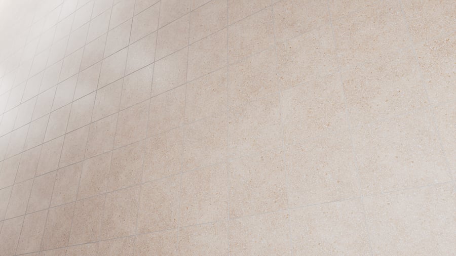 Square Terrazzo Matte Tile Texture, Pink