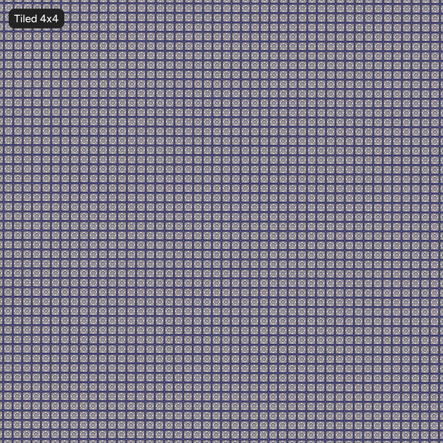 Square Talavera Ceramic Glossy Tile Texture, Blue