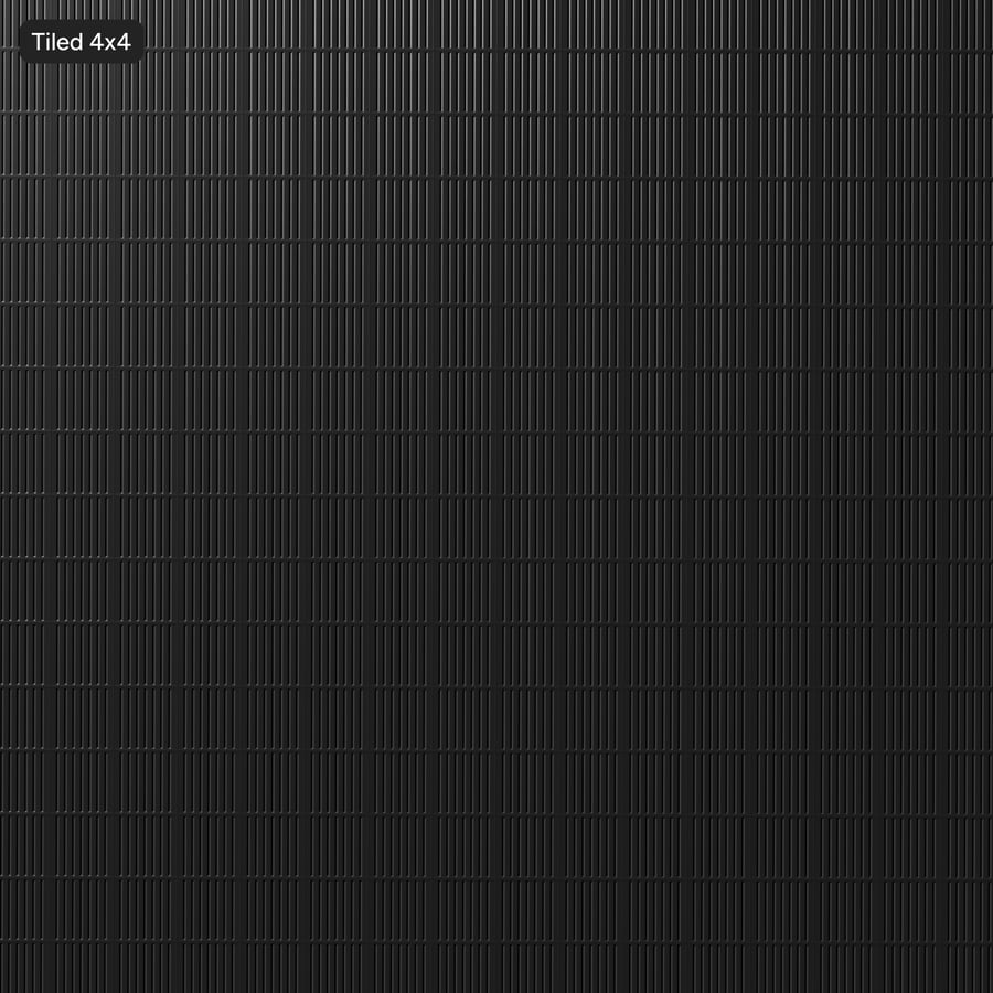 Piastrella per controsoffitto a pannelli, nera