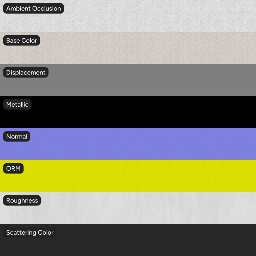 Tekstur Wallpaper Pola Geometris, Putih
