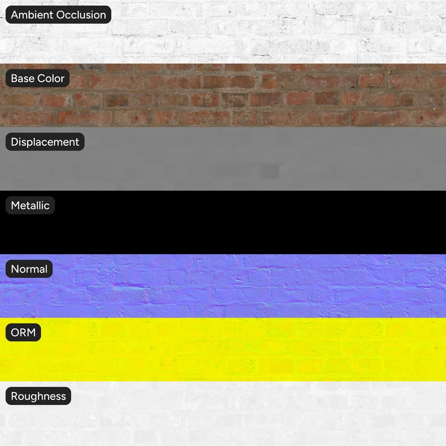 Old Fleming Bond Brick Wall Texture