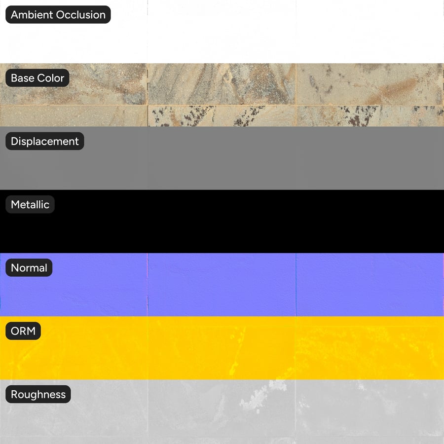 Travertijn Gevelsteen Textuur