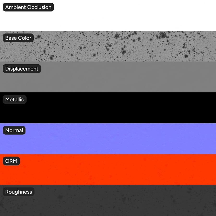 Ink Spot Glazed Ceramic Pottery Texture, Grey