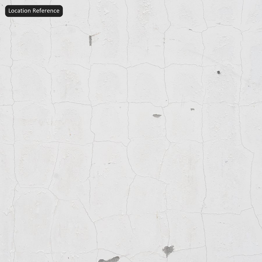 Aged Whitewashed Plaster Wall Texture, White