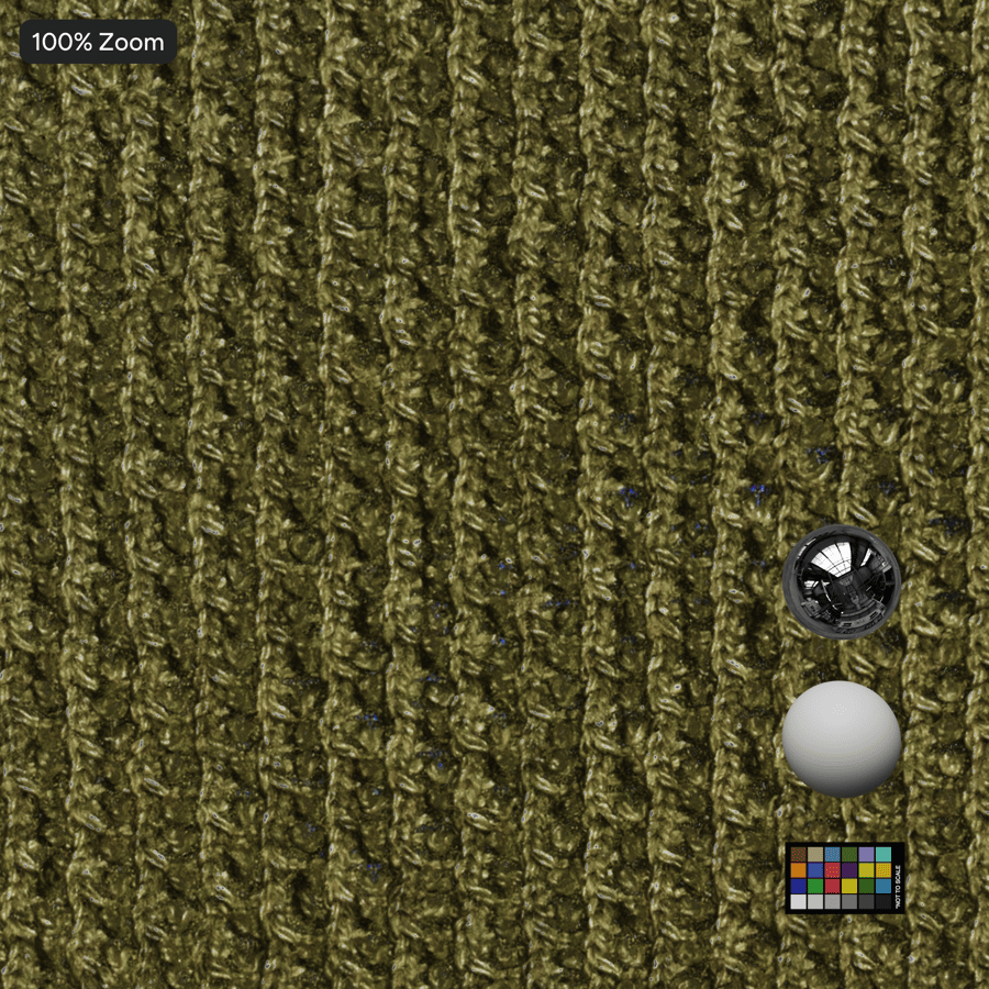 花紋織物紋理，綠色