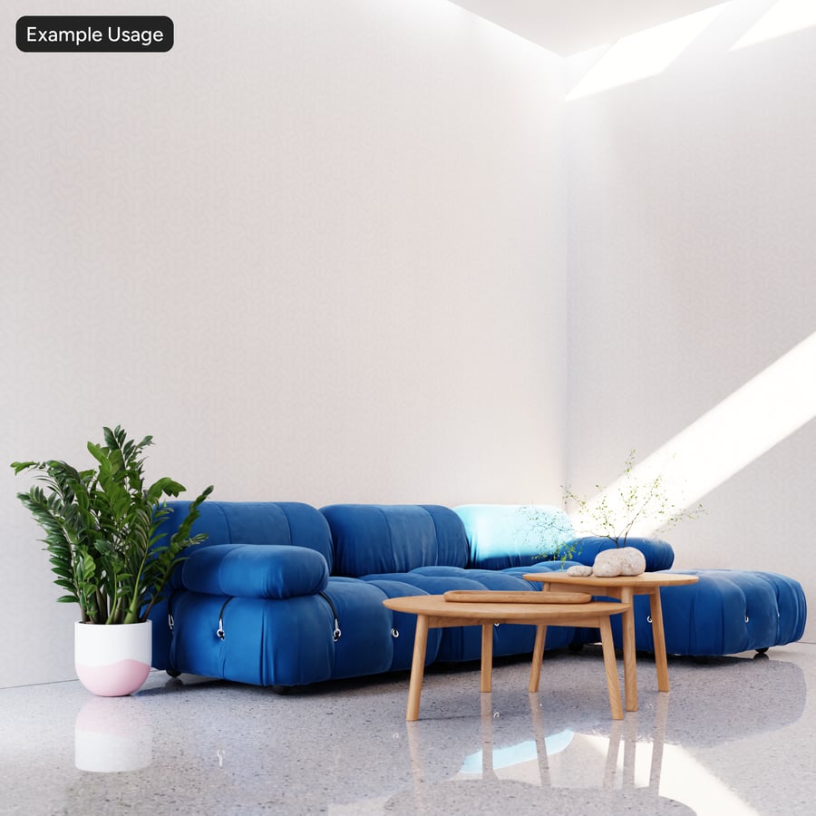 Tekstur Wallpaper Pola Geometris, Putih