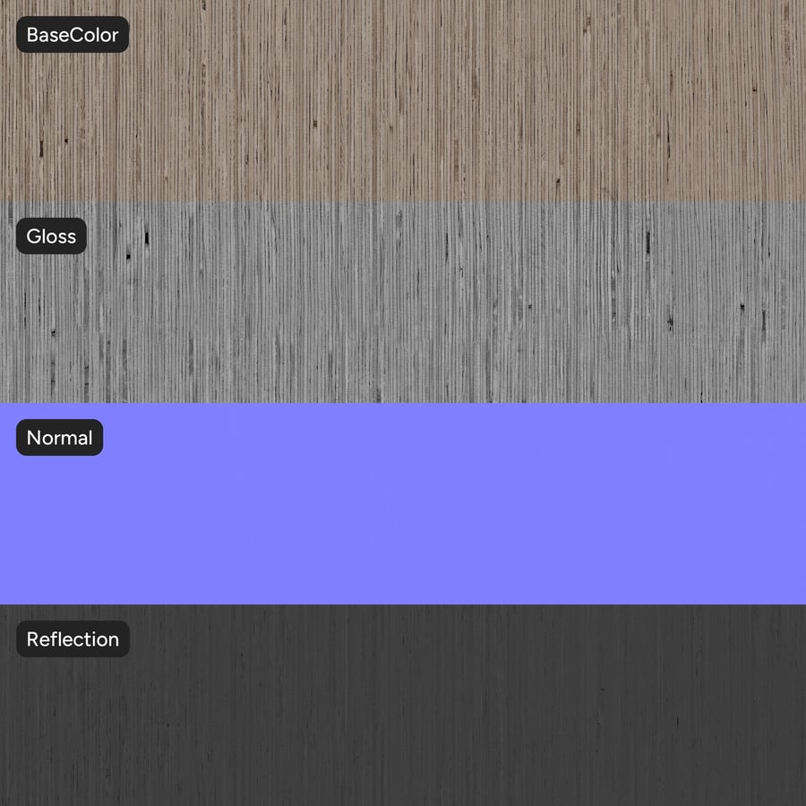 Textura de folheado de carvalho Slip Match, bege acinzentado