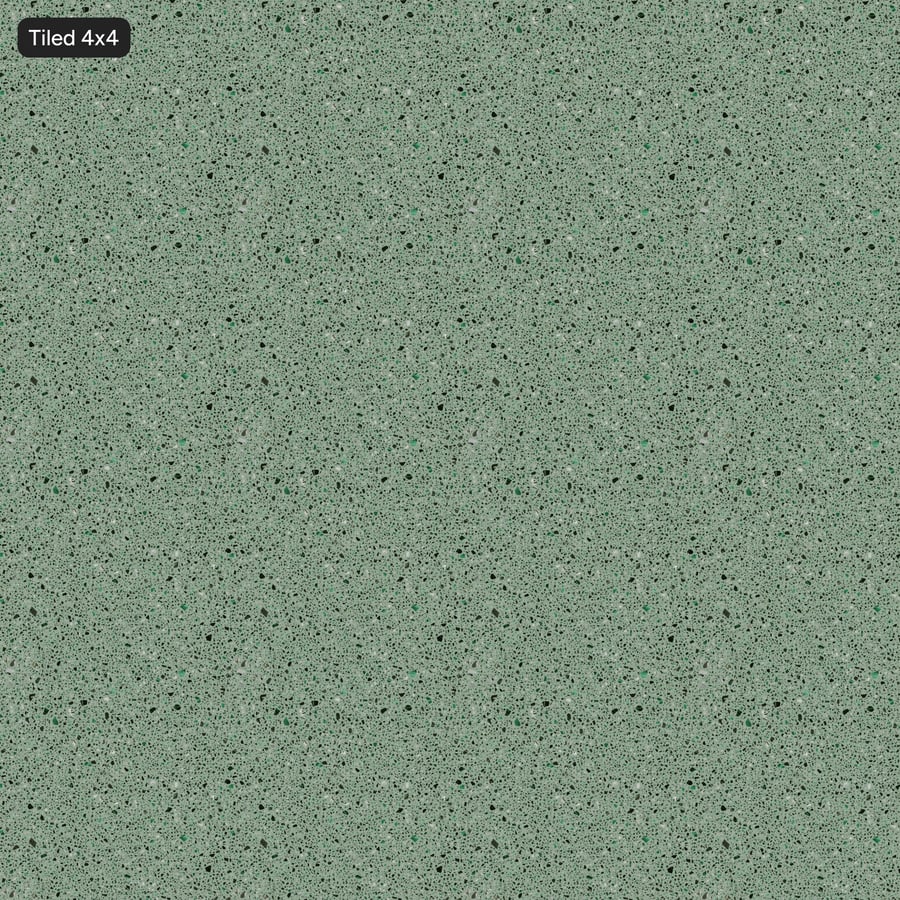 Large Chips Leaf Terrazzo Texture, Green