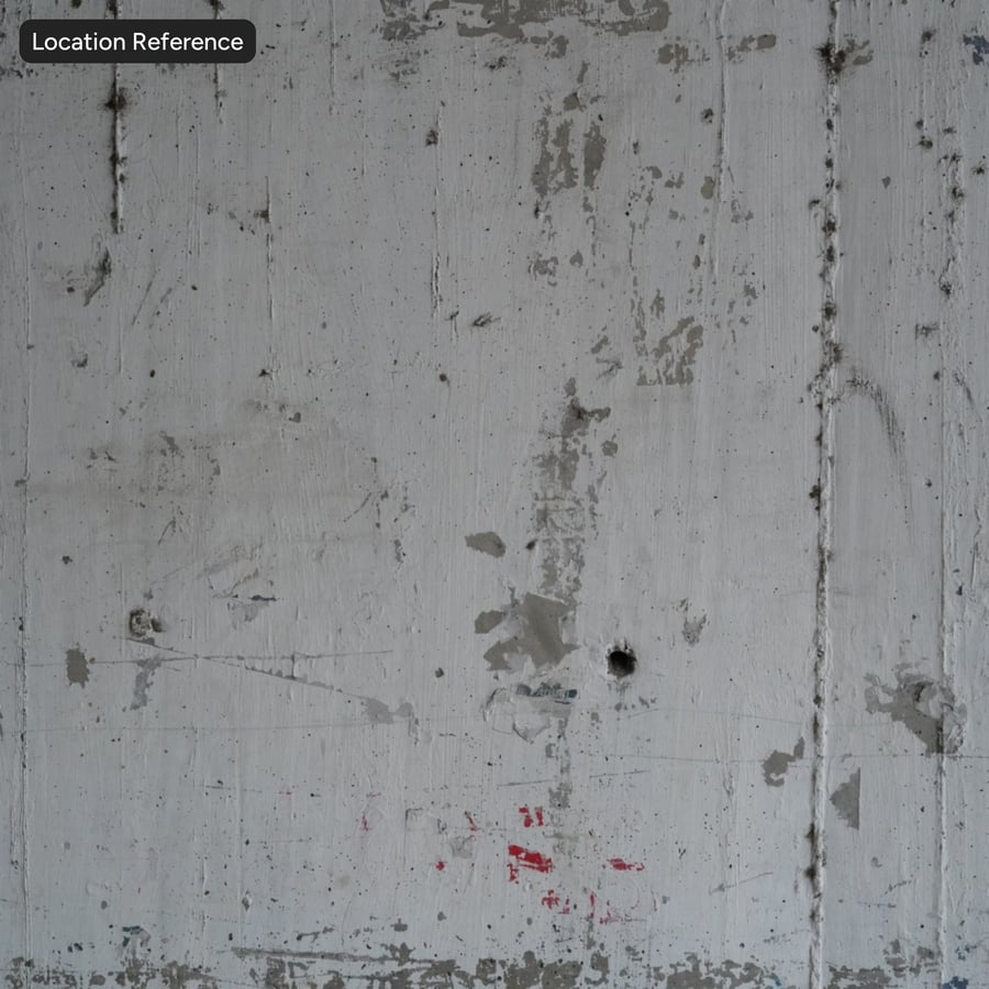 Versleten geschilderde betonnen muurtextuur, wit