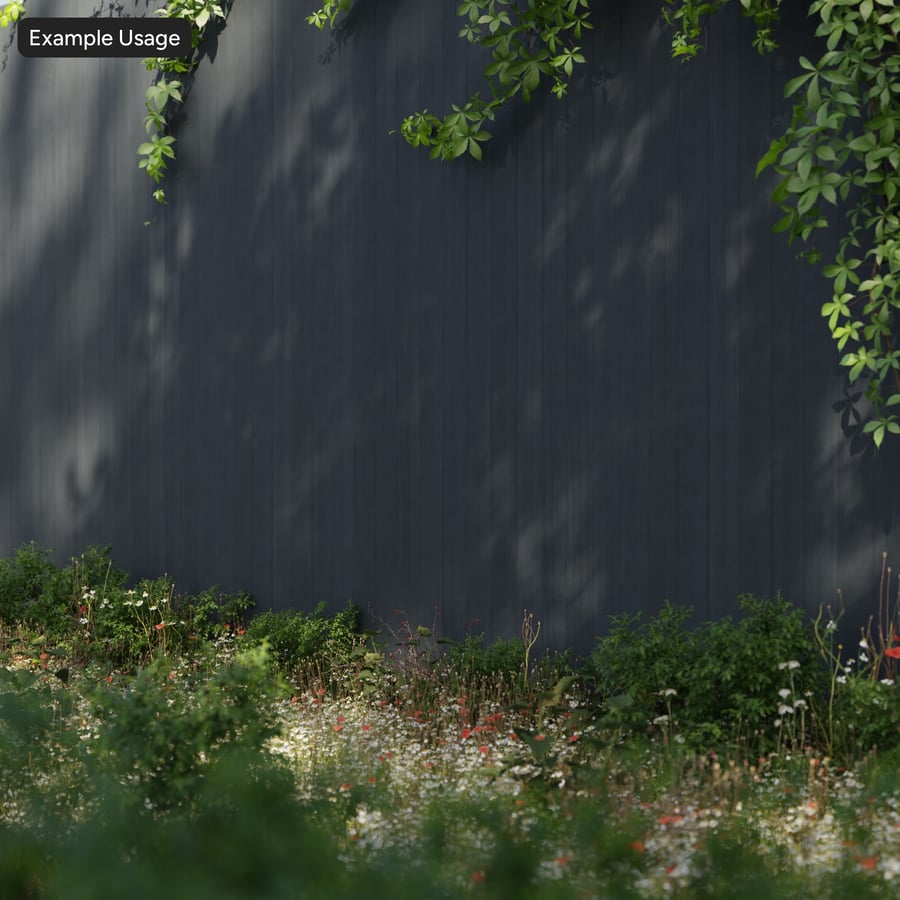 Thermal Hemlock Wood Board Texture, Delta Black