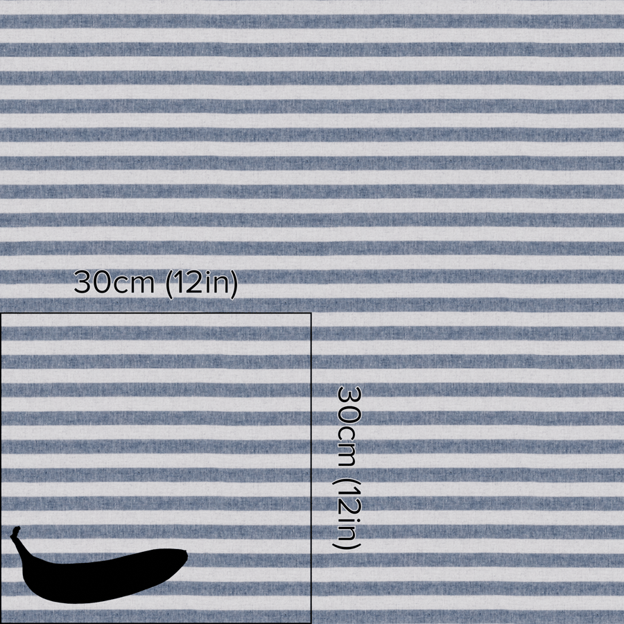 Striped Linen Fabric Texture, Blue