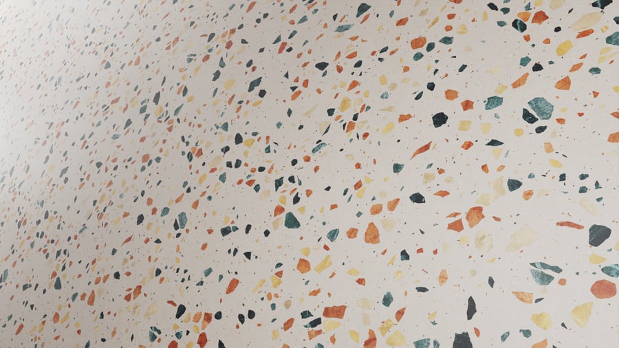 Rainbow Speckled Honed Slab Palladiana Terrazzo Texture
