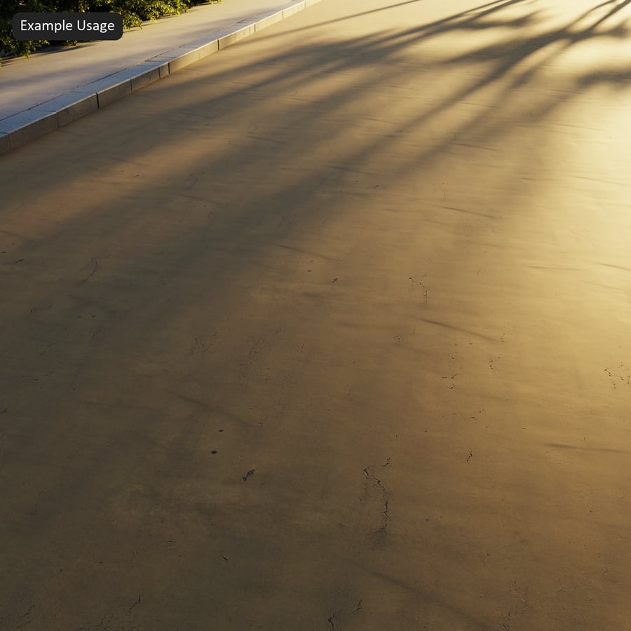 Cracked Matte Concrete Texture, Golden Umber