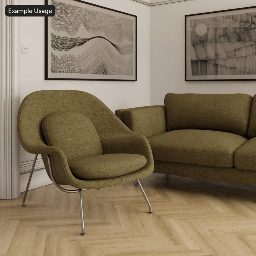 Moss Plain Weave kárpitos szövet textúra, zöld