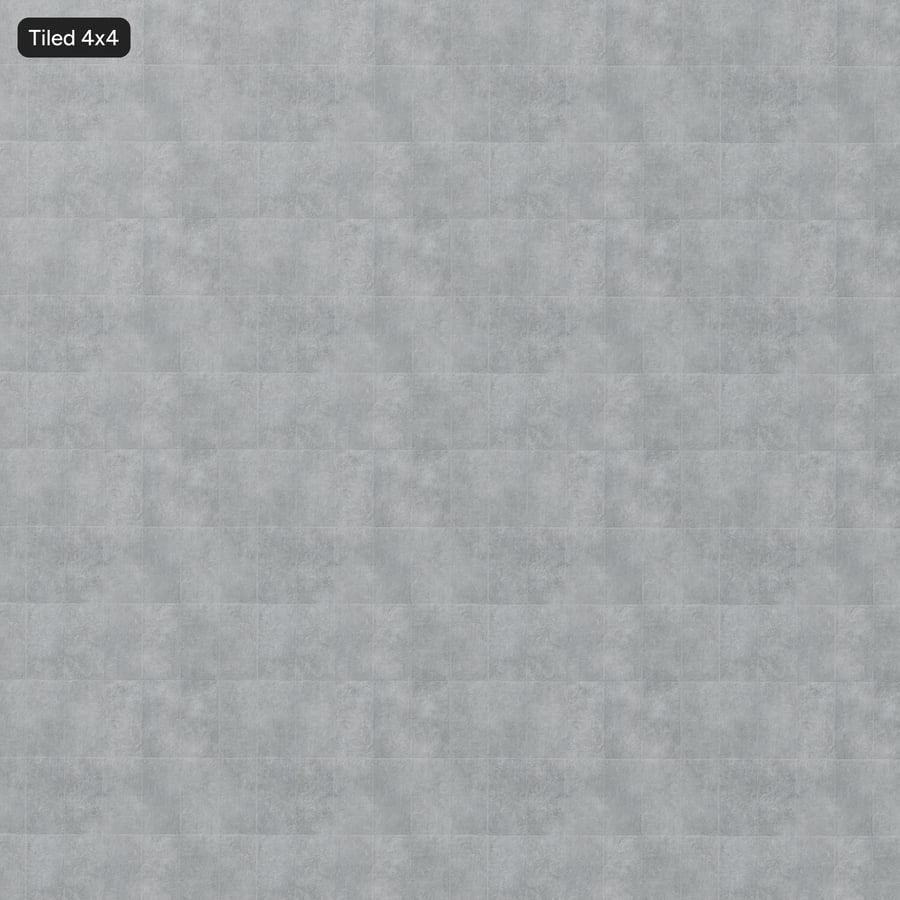 Matte Panel Tie Hole Concrete Texture, Ash Blue
