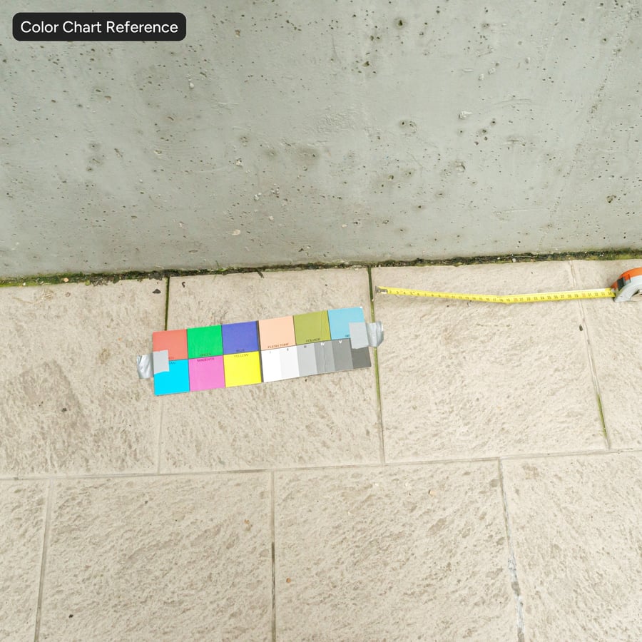 Tekstur Dinding Beton yang Tertutup Lumut Tua