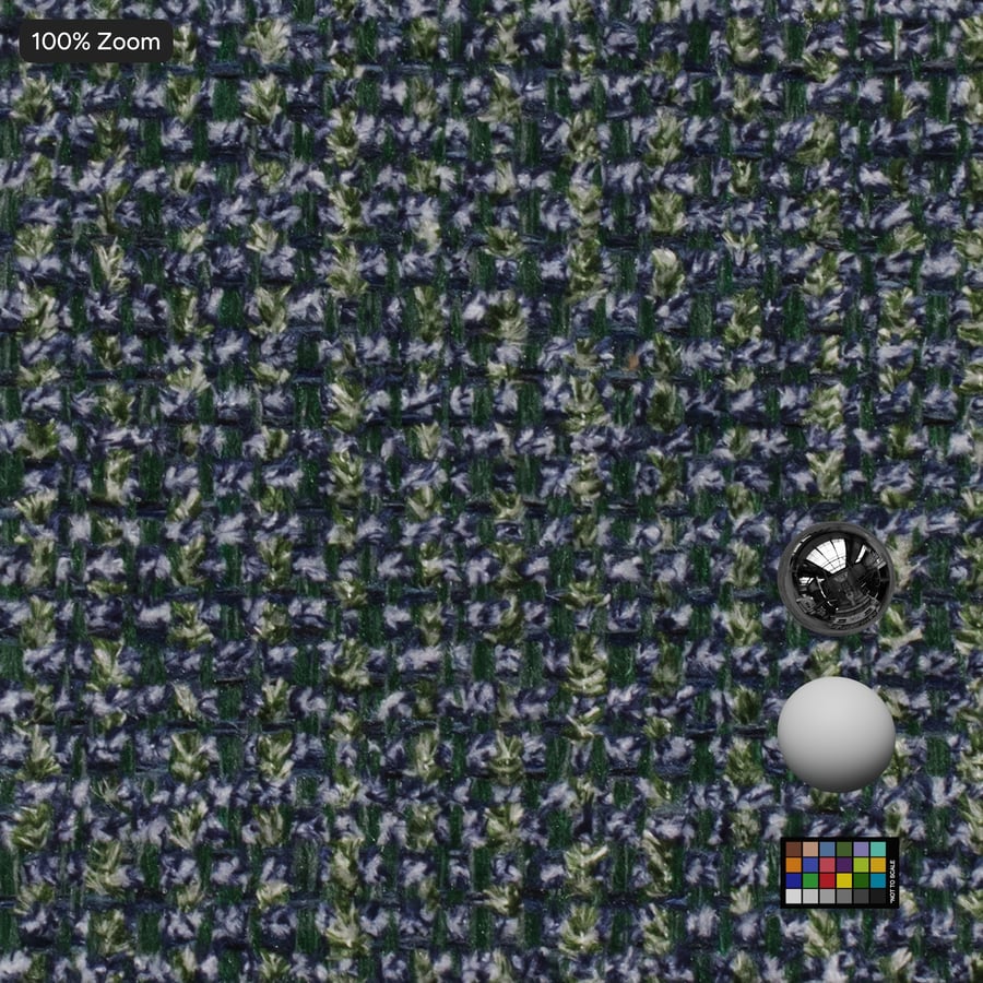 Slubbed Boucle Upholstery Fabric Texture, Blue Green
