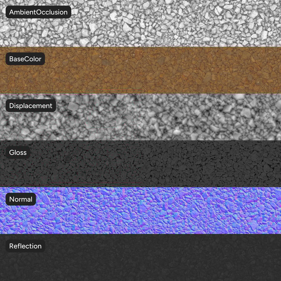 Texture đá nhọn nén chặt, Sienna