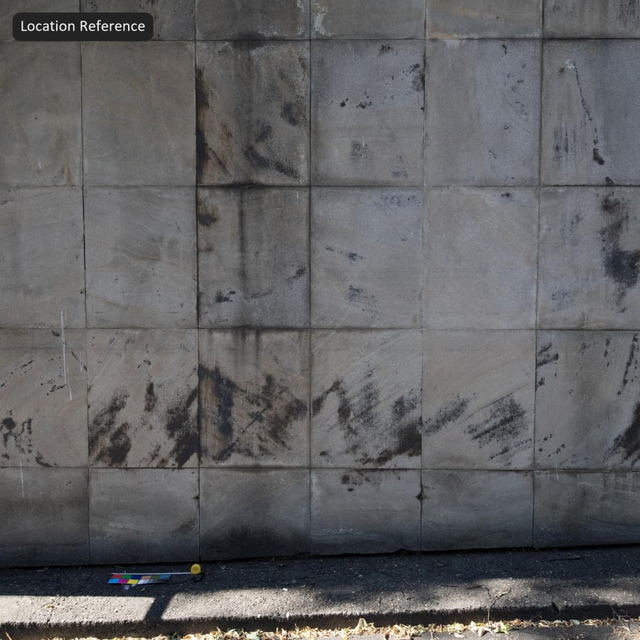 Kirli Prefabrik Beton Panel Duvar Kaplaması, Gri