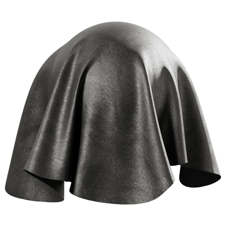 Sheen Polyester Velvet Upholstery Fabric Texture, Black