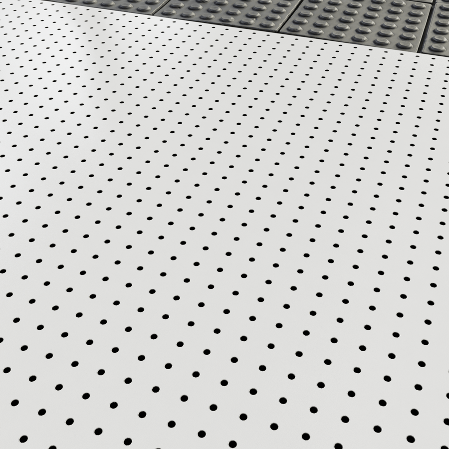 Perforated Spaced Holes Metal Texture