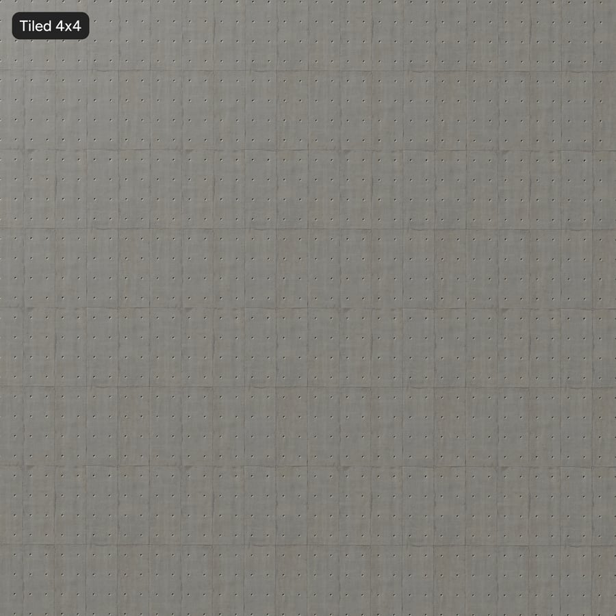 Desková forma s otvorem pro vazbu Textura betonu