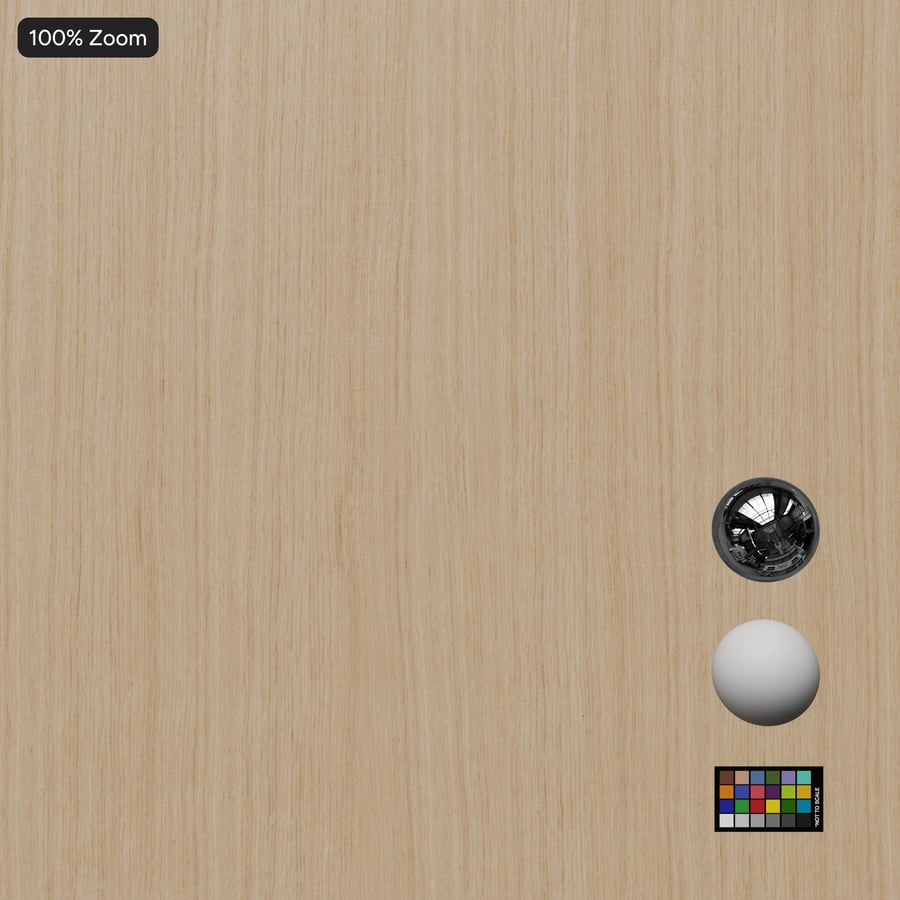 Slip Match White Oak Wood Veneer Texture, Light