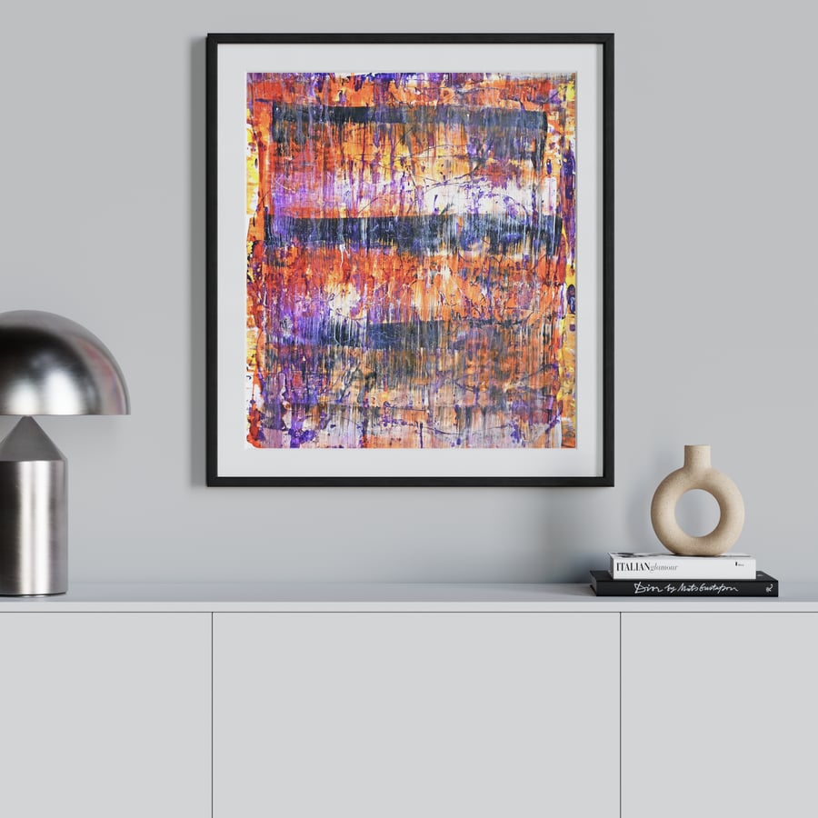 'Komposition Nr. 403' Abstrakte Wandkunst Modell