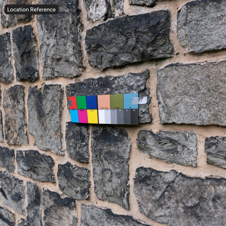 Rubble Stone Wall Texture, Slate Gray