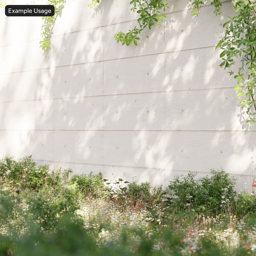 Board Form Wood Patterned Concrete Wall Texture