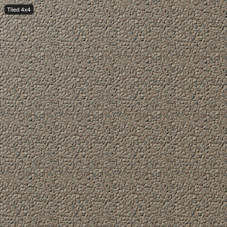 Weeds on Old Cobblestone Texture