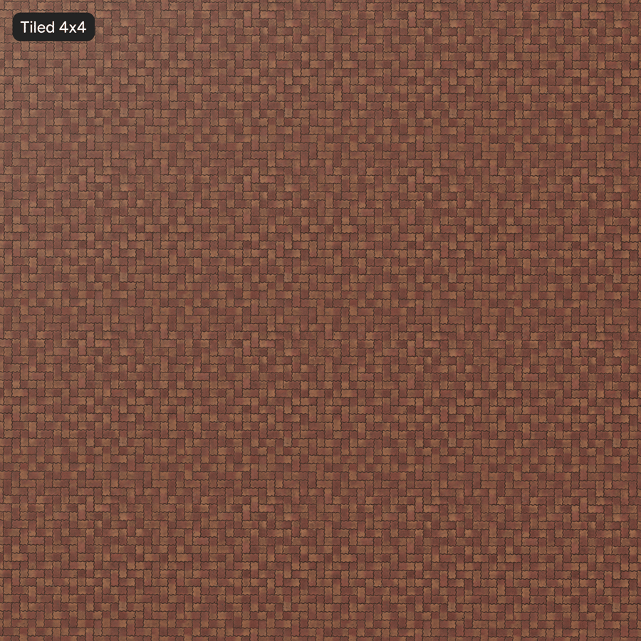 Zigzag Herringbone Concrete Paver Texture, Two-tone