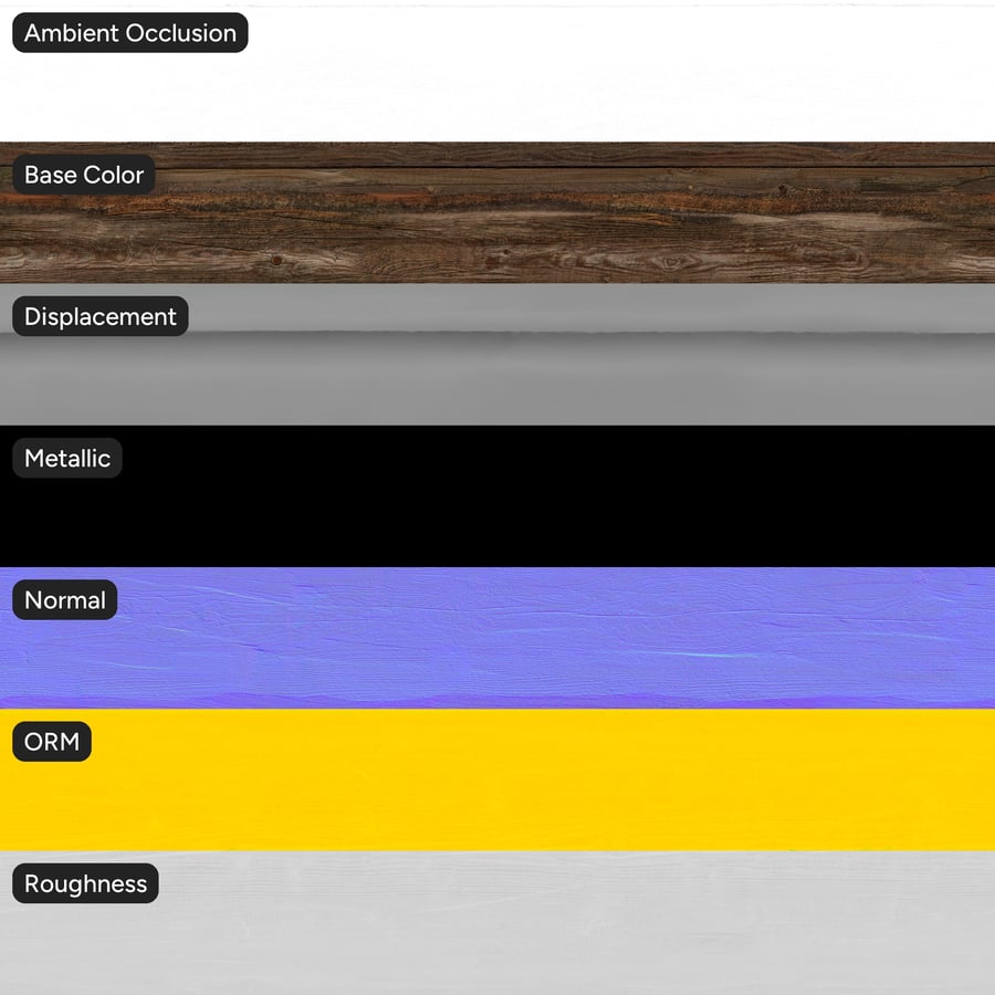 Texture Tường Gỗ Cũ Dạng Ván Ép