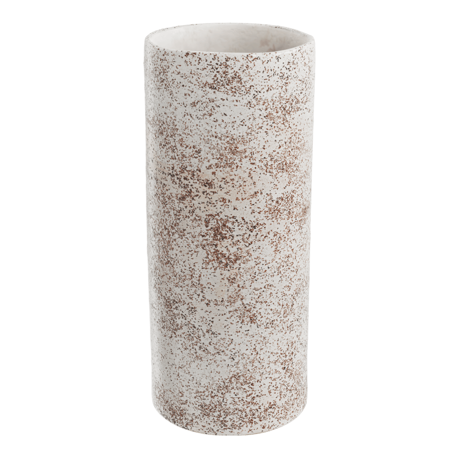 Speckled Tall Tube Vase Model
