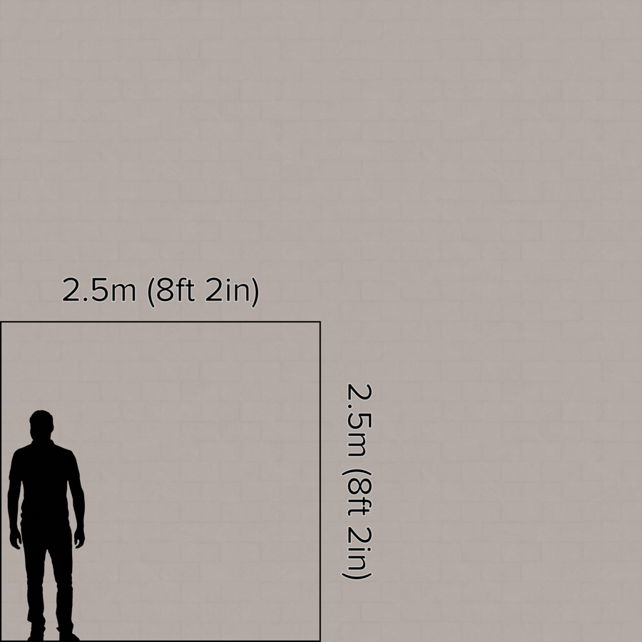 Cinder Block Wall Running Painted Texture, Cream