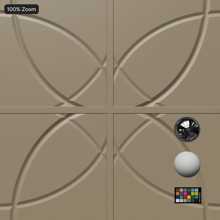 Dalle de vinyle à motifs géométriques, texture de plafond, crème