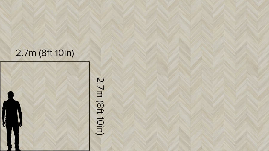 Chevron Birch Wood Board Texture, White