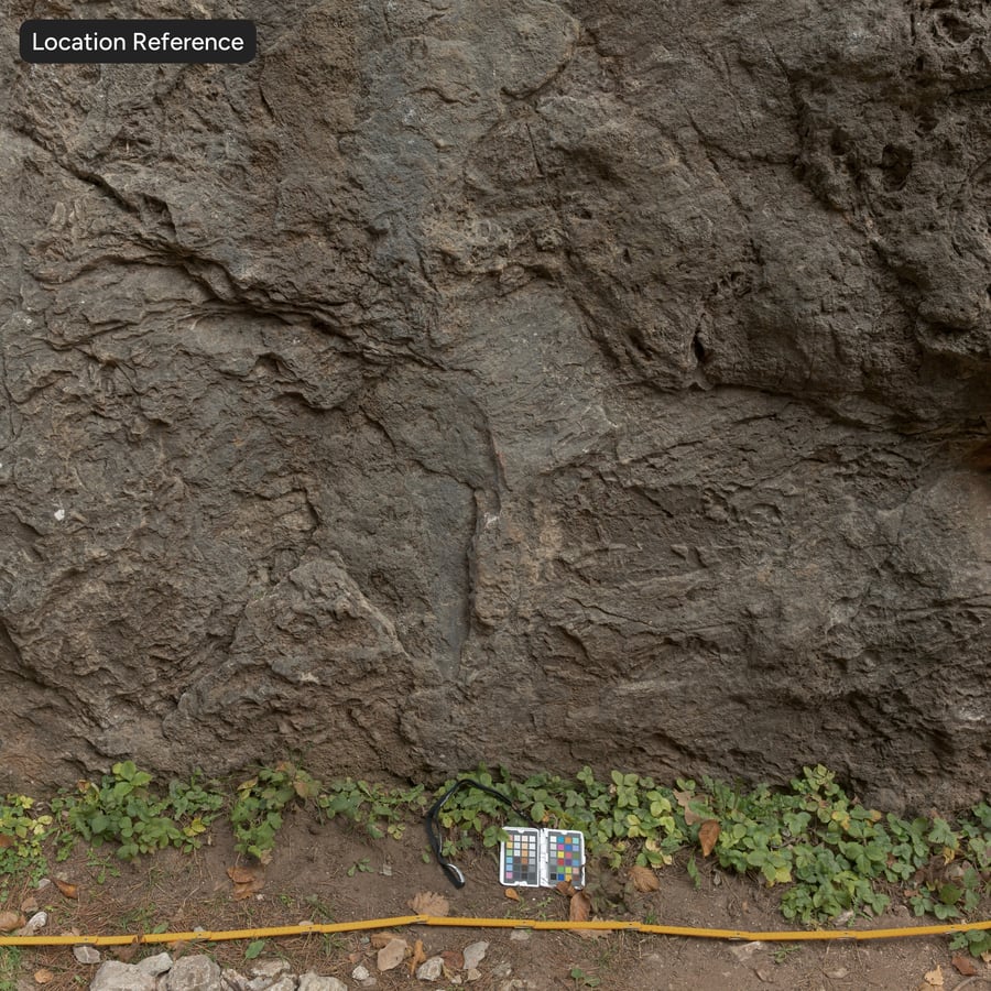 Textura de rocha de penhasco escuro