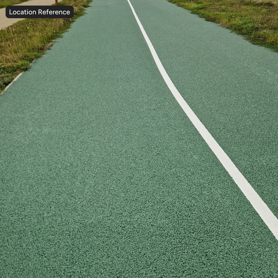 Lined Asphalt Texture, Green