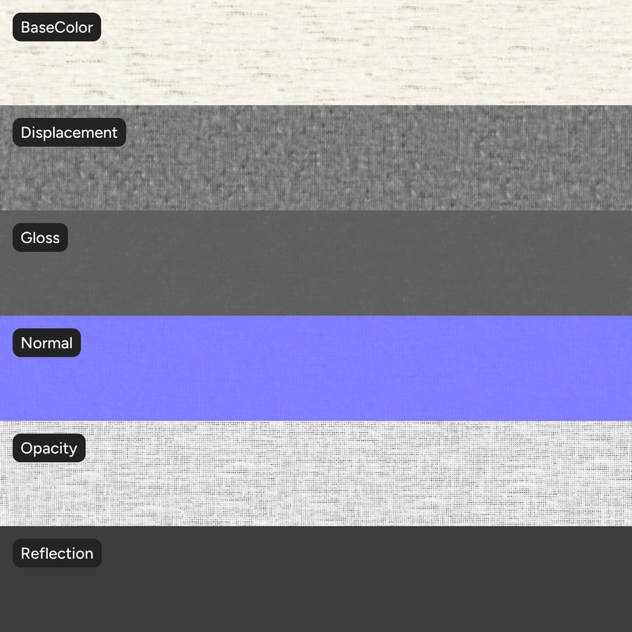 Tissu fin et uni pour draperie, texture naturelle
