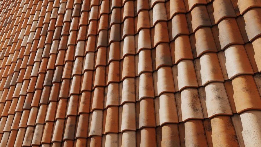 Light Quarry Roof Tiles Texture