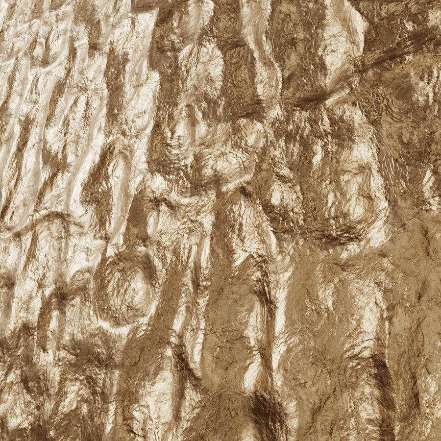 Textura de metal fundido em bronze