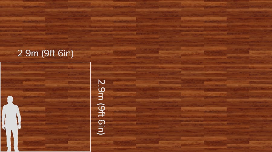 Natural Brick Bond Pattern Merbau Wood Flooring Texture