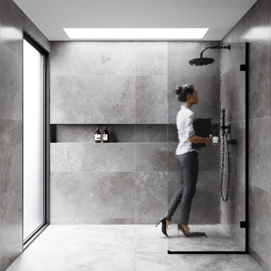 Cross Reed Dekorativt glas Textur