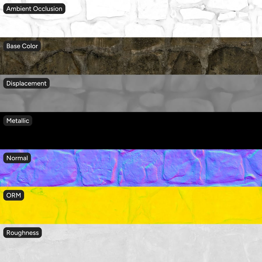 Textura de parede de pedra de entulho antiga