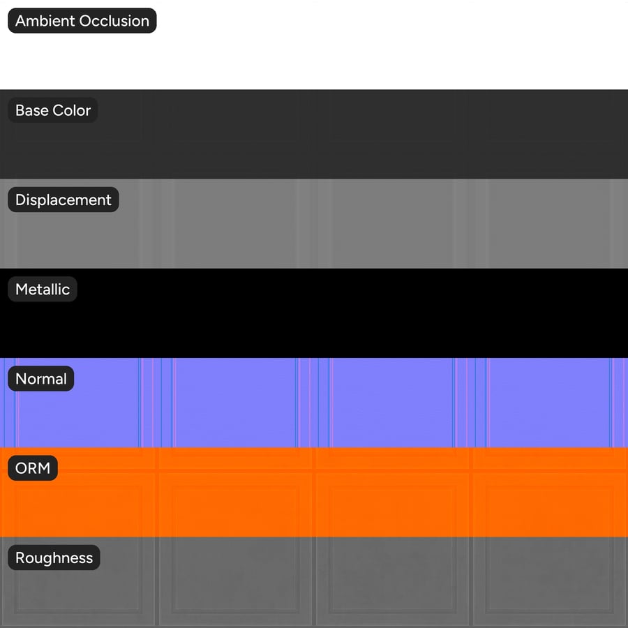 Geprägte Drop Ceiling Fliesentextur, Grau