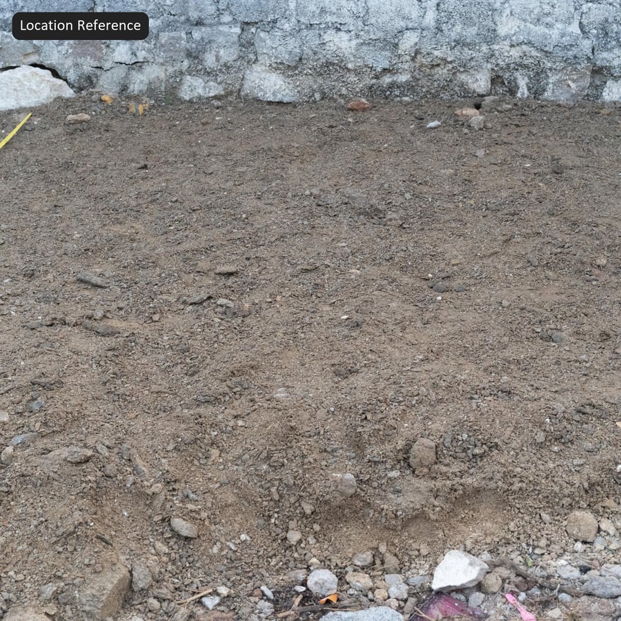 Loose Mixed Soil and Crushed Aggregate Earth Texture, Brown