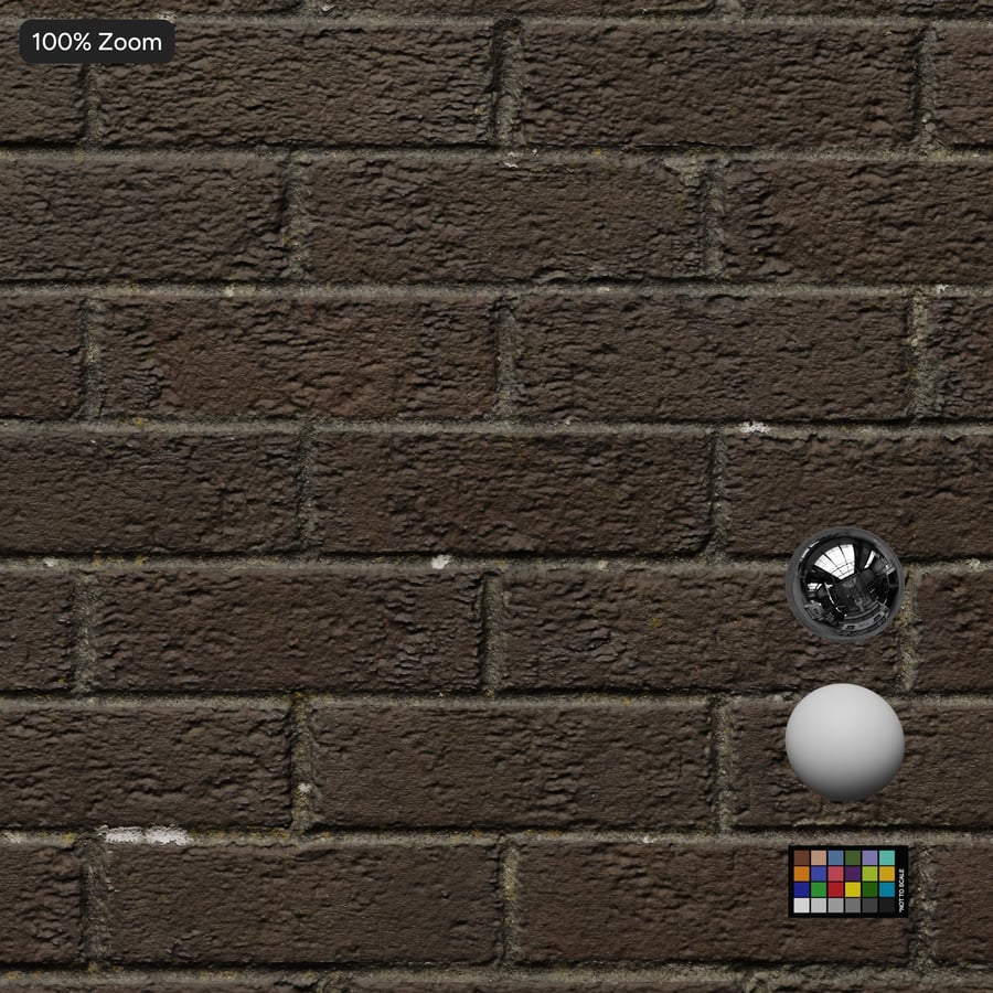 Rough Rusticated Running Bond Brick Wall Texture, Brown