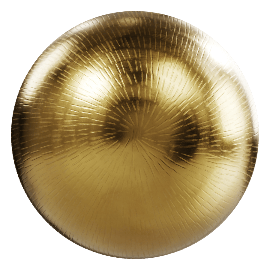 Hammered Radial Gold Metal Texture