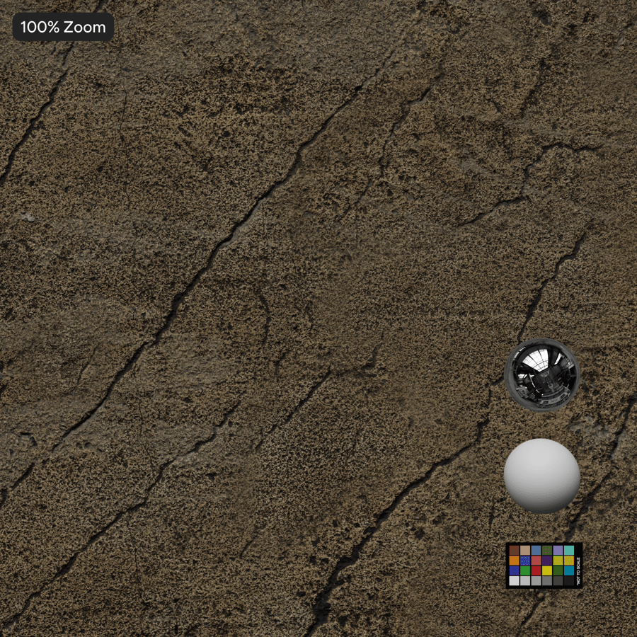 Hiệu ứng bề mặt sàn bê tông nứt